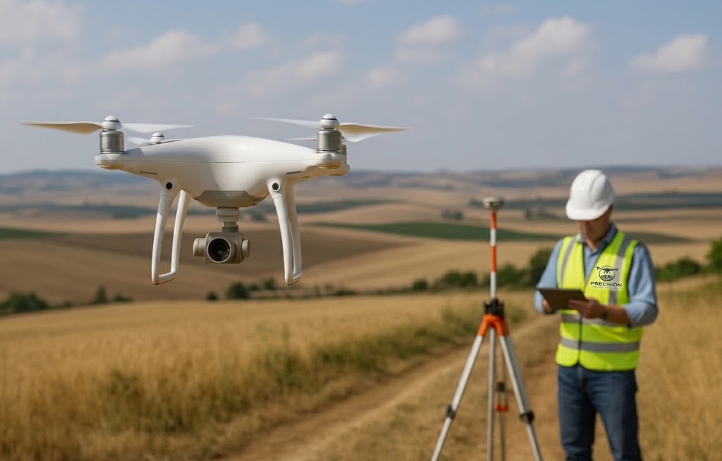 Drone construction and land development monitoring