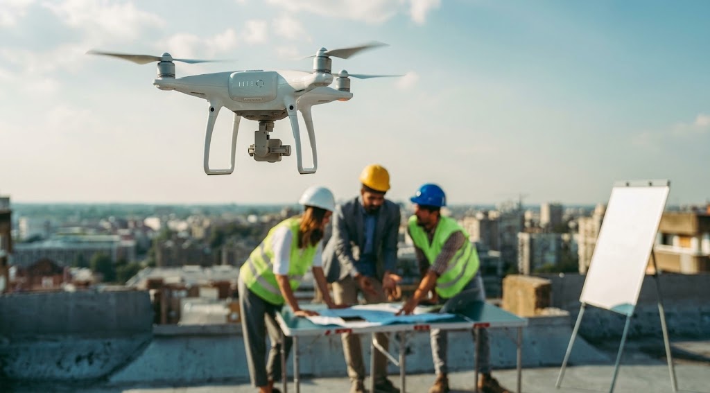 Customized commercial drone solutions for construction and business projects